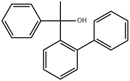 α-Methyl-α-phenyl[1,1'-biphenyl]-2-methanol Structure