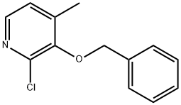 3-(benzyloxy)-2-chloro-4-methylpyridine Structure