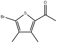 1-(5-Bromo-3,4-dimethyl-2-thienyl)ethanone 구조식 이미지