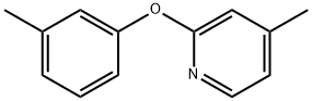 4-Methyl-2-(3-methylphenoxy)pyridine Structure