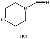 Piperazine-1-carbonitrile hydrochloride Structure