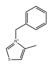 3-benzyl-4-methyl-thiazolium Structure