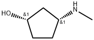 (1S,3R)-3-(methylamino)-Cyclopentanol Structure