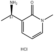 (R)-3-(1-Aminoethyl)-1-methylpyridin-2(1H)-one hydrochloride 구조식 이미지