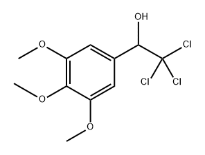 2,2,2-Trichloro-1-(3,4,5-trimethoxyphenyl)ethanol Structure