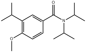 4-Methoxy-N,N,3-tris(1-methylethyl)benzamide Structure