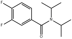 3,4-Difluoro-N,N-bis(1-methylethyl)benzamide Structure