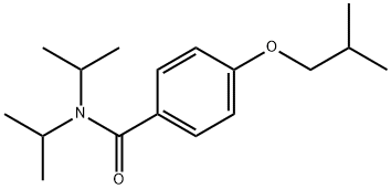 N,N-Bis(1-methylethyl)-4-(2-methylpropoxy)benzamide Structure