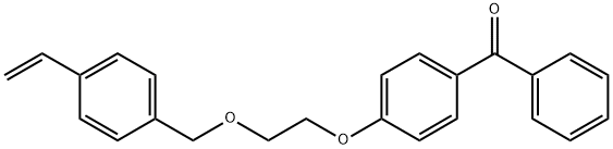 4-(2-((4-vinylbenzyl)oxy)ethoxy)phenyl] phenyl methanone Structure