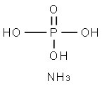 ammonium phosphate, hemibasic Structure