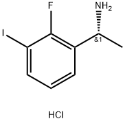 Benzenemethanamine, 2-fluoro-3-iodo-α-methyl-, hydrochloride (1:1), (αR)- Structure