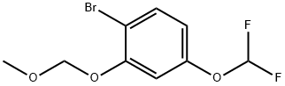 1-Bromo-4-(difluoromethoxy)-2-(methoxymethoxy)benzene Structure