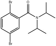 2,5-Dibromo-N,N-bis(1-methylethyl)benzamide Structure