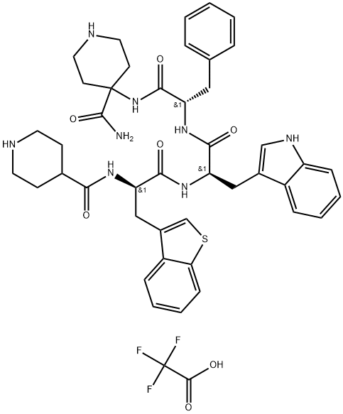 Relamorelin (TFA) Structure