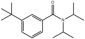 3-(1,1-Dimethylethyl)-N,N-bis(1-methylethyl)benzamide Structure