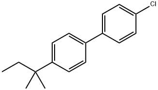 4-Chloro-4'-(1,1-dimethylpropyl)-1,1'-biphenyl Structure