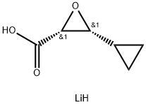 Lithium (2R,3R)-3-cyclopropyloxirane-2-carboxylate Structure