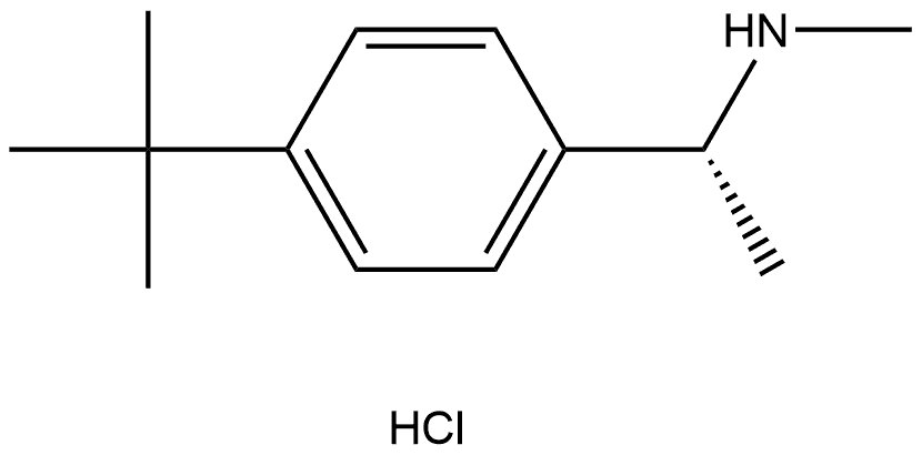 (R)-1-(4-(tert-butyl)phenyl)-N-methylethan-1-amine hydrochloride Structure