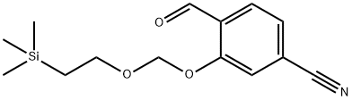 4-Formyl-3-((2-(trimethylsilyl)ethoxy)methoxy)benzonitrile Structure