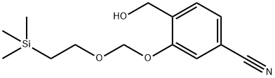 4-(Hydroxymethyl)-3-((2-(trimethylsilyl)ethoxy)methoxy)benzonitrile Structure