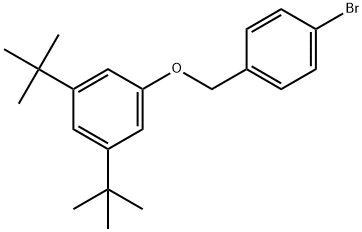 1-[(4-Bromophenyl)methoxy]-3,5-bis(1,1-dimethylethyl)benzene Structure