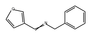 N-(3-furanylmethylene)-Benzenemethanamine Structure