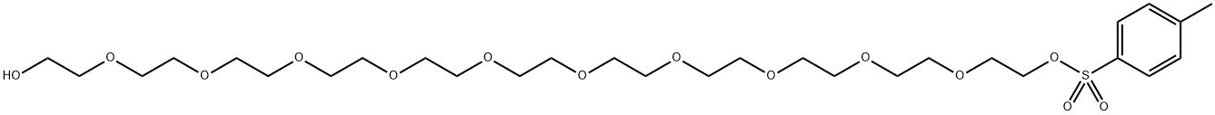 32-Hydroxy-3,6,9,12,15,18,21,24,27,30-decaoxadotriacontyl 4-methylbenzenesulfonate Structure