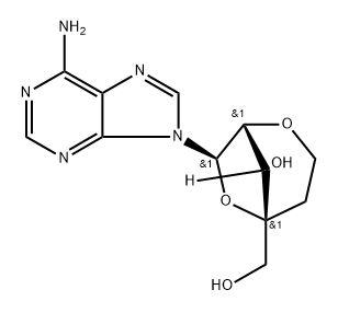 2'-O,4'-C-ethyleneadenosine 구조식 이미지