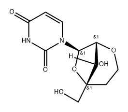 2'-O,4'-C-ethyleneuridine Structure