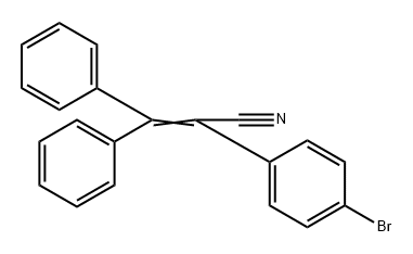 Benzeneacetonitrile, 4-bromo-α-(diphenylmethylene)- 구조식 이미지