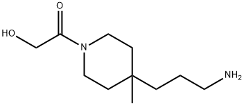 1-(4-(3-Aminopropyl)-4-methylpiperidin-1-yl)-2-hydroxyethan-1-one Structure