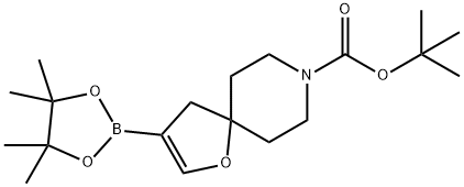 tert-Butyl 3-(4,4,5,5-tetramethyl-1,3,2-dioxaborolan-2-yl)-1-oxa-8-azaspiro[4.5]dec-2-ene-8-carboxylate Structure