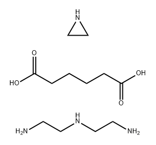 Diethylenetriamine, adipic acid, ethyleneimine polymer Structure