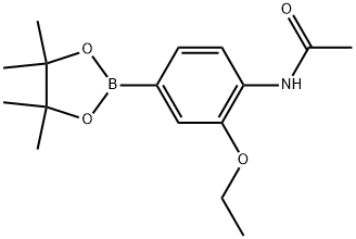 Acetamide, N-[2-ethoxy-4-(4,4,5,5-tetramethyl-1,3,2-dioxaborolan-2-yl)phenyl]- Structure