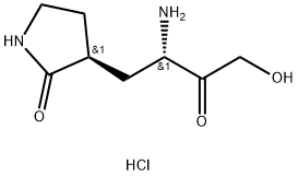 (S)-3-((S)-2-Amino-4-hydroxy-3-oxobutyl)pyrrolidin-2-one (hydrochloride) Structure