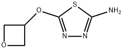 5-(Oxetan-3-yloxy)-1,3,4-thiadiazol-2-amine 구조식 이미지