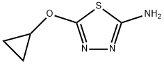 5-Cyclopropoxy-1,3,4-thiadiazol-2-amine 구조식 이미지