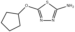 5-(Cyclopentyloxy)-1,3,4-thiadiazol-2-amine Structure