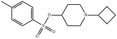 1-Cyclobutyl-4-piperidinol 4-(4-methylbenzenesulfonate) Structure