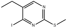 5-Ethyl-4-iodo-2-(methylthio)pyrimidine Structure
