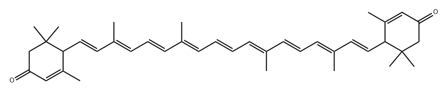 e,e-Carotene-3,3'-dione Structure