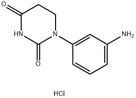 1-(3-Aminophenyl)dihydropyrimidine-2,4(1H,3H)-dione (hydrochloride) Structure