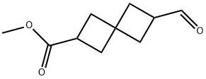 Methyl 6-formylspiro[3.3]heptane-2-carboxylate Structure