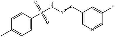 4-Methylbenzenesulfonic acid 2-[(5-fluoro-3-pyridinyl)methylene]hydrazide Structure