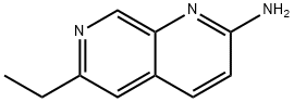 6-Ethyl-1,7-naphthyridin-2-amine Structure