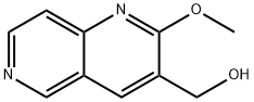 (2-Methoxy-1,6-naphthyridin-3-yl)methanol Structure