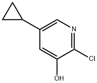2-chloro-5-cyclopropylpyridin-3-ol Structure