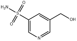 5-(Hydroxymethyl)pyridine-3-sulfonamide 구조식 이미지