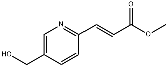 Methyl (E)-3-(5-(hydroxymethyl)pyridin-2-yl)acrylate Structure