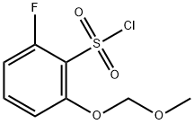 2-Fluoro-6-(methoxymethoxy)benzenesulfonyl chloride 구조식 이미지